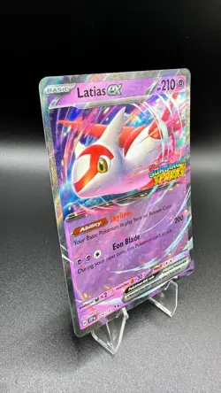 Pokemon Latias ex 076/191 Surging Sparks Stamped Promo Card - Image 2