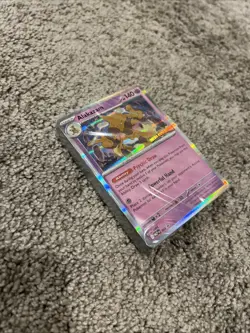 Pokemon Mega Evolution Stamped Alakazam MEP 003 Pre Release Promo Card - Image 3