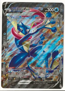 Greninja V-Union SWSH155-SWSH158 Full Art Ultra Art Jumbo Pokemon Card NM/M - Image 1