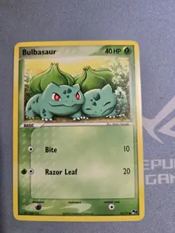 Pokemon TCG Bulbasaur Card 12/17 Common, Pop Series 2 NEAR MINT - Image 1