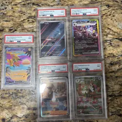 Pokemon Cards Lot Of 5 PSA SLABS All PSA 9's - Image 1