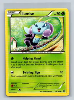 Illumise #18/160 XY - Primal Clash Common - Pokemon Cards E6 - Image 1