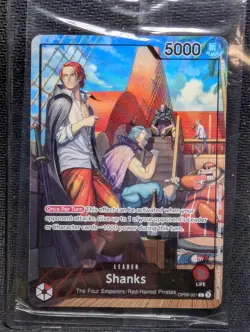 Shanks (2025 PSA Magazine Promo) OP09-001 One Piece Promotion Cards Foil - Image 1