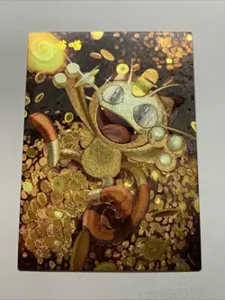 Meowth Coin Cat Pokemon Foil Holo Card Anime Rare Full Alt Art 52 Arcade Pokedex - Image 1