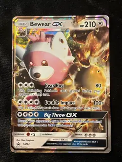 Bewear GX SM34 NM Holo Foil Promo Rare Pokemon Card - Image 1