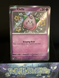 Pokemon Card Cleffa 150/091 Paldean Fates Baby Shiny Rare Near Mint - Image 1