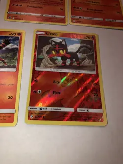 Lot Of 11 Litten and Torracat Pokemon Cards - Image 2
