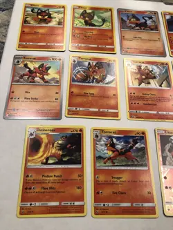 Lot Of 11 Litten and Torracat Pokemon Cards - Image 3