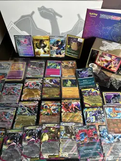 HUGE Lot Of Pokemon Cards TCG Full Art Holo EX Gold Bulk Charizard Box No Packs - Image 1