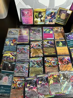 HUGE Lot Of Pokemon Cards TCG Full Art Holo EX Gold Bulk Charizard Box No Packs - Image 2