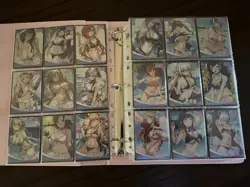 Goddess Story Erogenous Girl Doujin Waifu Anime Card Lot w Binder - Image 3