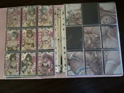 Goddess Story Erogenous Girl Doujin Waifu Anime Card Lot w Binder - Image 5