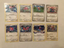 Lot Of 8 Porygon and Porygon2 Pokemon Cards - Image 1
