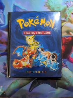 Pokemon 1999 Base Set Trading Card Folder Binder 4 Pocket WOTC - Great condition 742818083201 - Image 1
