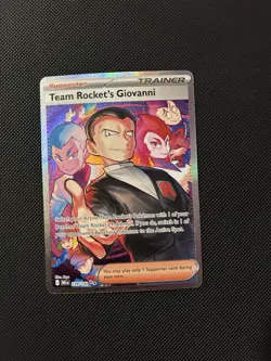 Pokemon Destined Rivals Team Rockets Giovanni Special Illustration Card 238/182 - Image 1