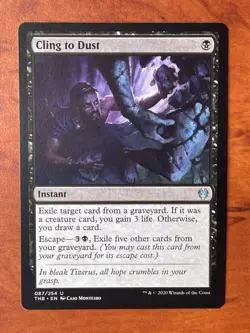 Cling to Dust MTG Magic the Gathering Card NM Near Mint THB - Image 1