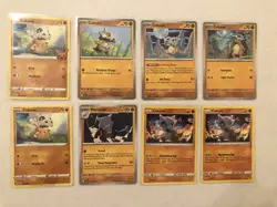 Lot of 8 Cubone and Marowak Pokemon Cards - Image 1