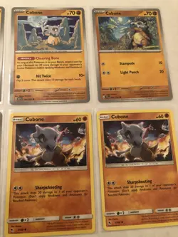 Lot of 8 Cubone and Marowak Pokemon Cards - Image 4