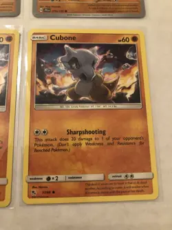 Lot of 8 Cubone and Marowak Pokemon Cards - Image 5