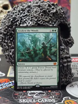 ☠☠ MTG Awaken the Woods The Brothers' War Regular - Image 1