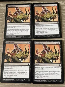 4 Disembowel Ravnica City of Guilds MTG LP Playset Magic: The Gathering - Image 1