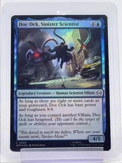DOC OCK, SINISTER SCIENTIST 2025 MAGIC THE GATHERING MARVEL FOIL Q6016 - Image 1