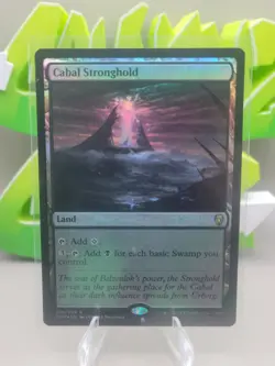 Magic The Gathering MTG: Cabal Stronghold - Dominaria FOIL NM - Image 1