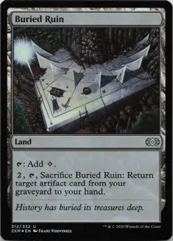 Buried Ruin - FOIL - U Double Masters 312 - MTG - Image 1