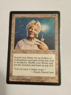 MTG - ENLIGHTNED TUTOR - Mirage - NM - Image 1