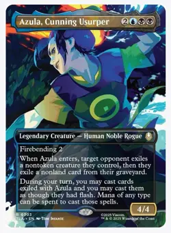 Azula, Cunning Usurper (Borderless) Avatar: The Last Airbender Foil - Image 1