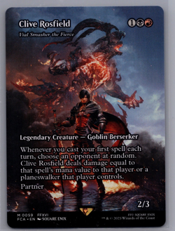 MTG: Clive Rosfield Vial Smasher the Fierce Final Fantasy, NM Non-Foil - Image 1