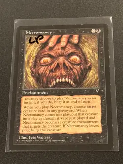 Visions Necromancy MTG Magic the Gathering LP - Image 1