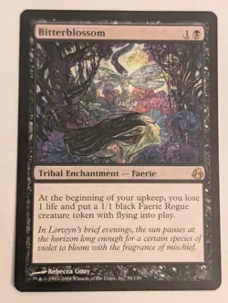 MTG Bitterblossom - Morningtide (MOR) - LP - English - Magic the Gathering - Image 1