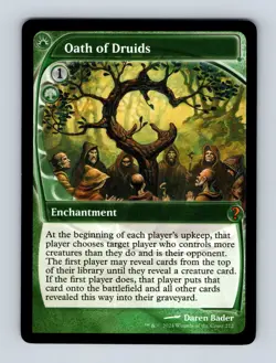 Oath of Druids (Future Sight) Mystery Booster 2 Non-Foil MTG NM - Image 1