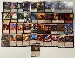 MTG Magic the Gathering Black Red Rare Promo Lot of 41 HP-NM Played AD91 ML4 - Image 1