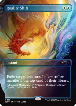 Reality Shift FOIL Secret Lair Dungeons & Dragons An Exhibition of Adventure MTG - Image 1