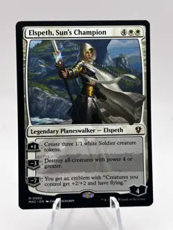 Elspeth, Sun's Champion 0062 Commander: Murders at Karlov Manor MKC MTG NM - Image 1