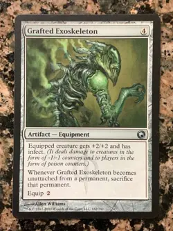 MTG Grafted Exoskeleton x1 Scars of Mirrodin NM, Magic the Gathering - Image 1