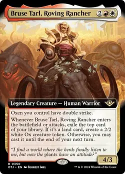 Extended Art BRUSE TARL, ROVING RANCHER mtg NM-M Outlaws Thunder Junction Rare - Image 1