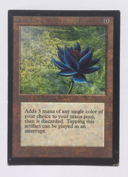 Black Lotus | Altered [Inked Edges] | HP Heavy Play | MtG Collectors Ed (CE CEI) - Image 1