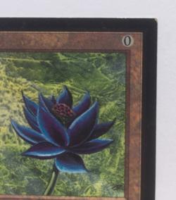 Black Lotus | Altered [Inked Edges] | HP Heavy Play | MtG Collectors Ed (CE CEI) - Image 3