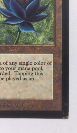 Black Lotus | Altered [Inked Edges] | HP Heavy Play | MtG Collectors Ed (CE CEI) - Image 4