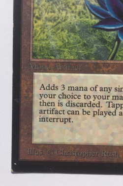 Black Lotus | Altered [Inked Edges] | HP Heavy Play | MtG Collectors Ed (CE CEI) - Image 5
