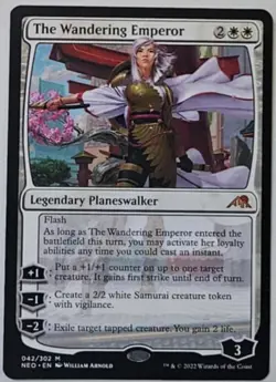 The Wandering Emperor Kamigawa: Neon Dynasty Regular - Image 1