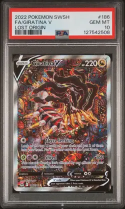 Pokemon Giratina V Lost Origin Full Alt Art #186 PSA 10 Gem Mint - Image 1