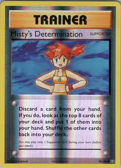 Misty's Determination 80/108 Uncommon - Pokemon XY: Evolutions - Reverse Holo NM - Image 1