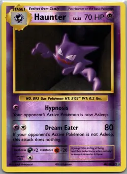 Haunter 48/108 Uncommon - Pokemon TCG XY: Evolutions - Reverse Holo (NM) - Image 1