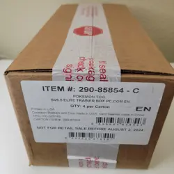 Shrouded Fable Pokemon Center Elite Trainer Box PC ETB Case NEW Factory Sealed - Image 1