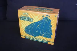 Pokemon TCG - Sword and Shield Rebel Clash Elite Trainer Box ETB - Image 1