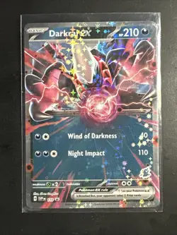 Darkrai ex 110 S&V Black Star Promo w/Battle Academy Stamp Pokemon TCG NM 2024 - Image 1